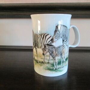 White Zebra Print Mug